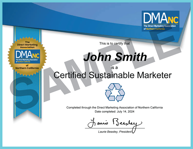 Sustainable Marketer Certificate